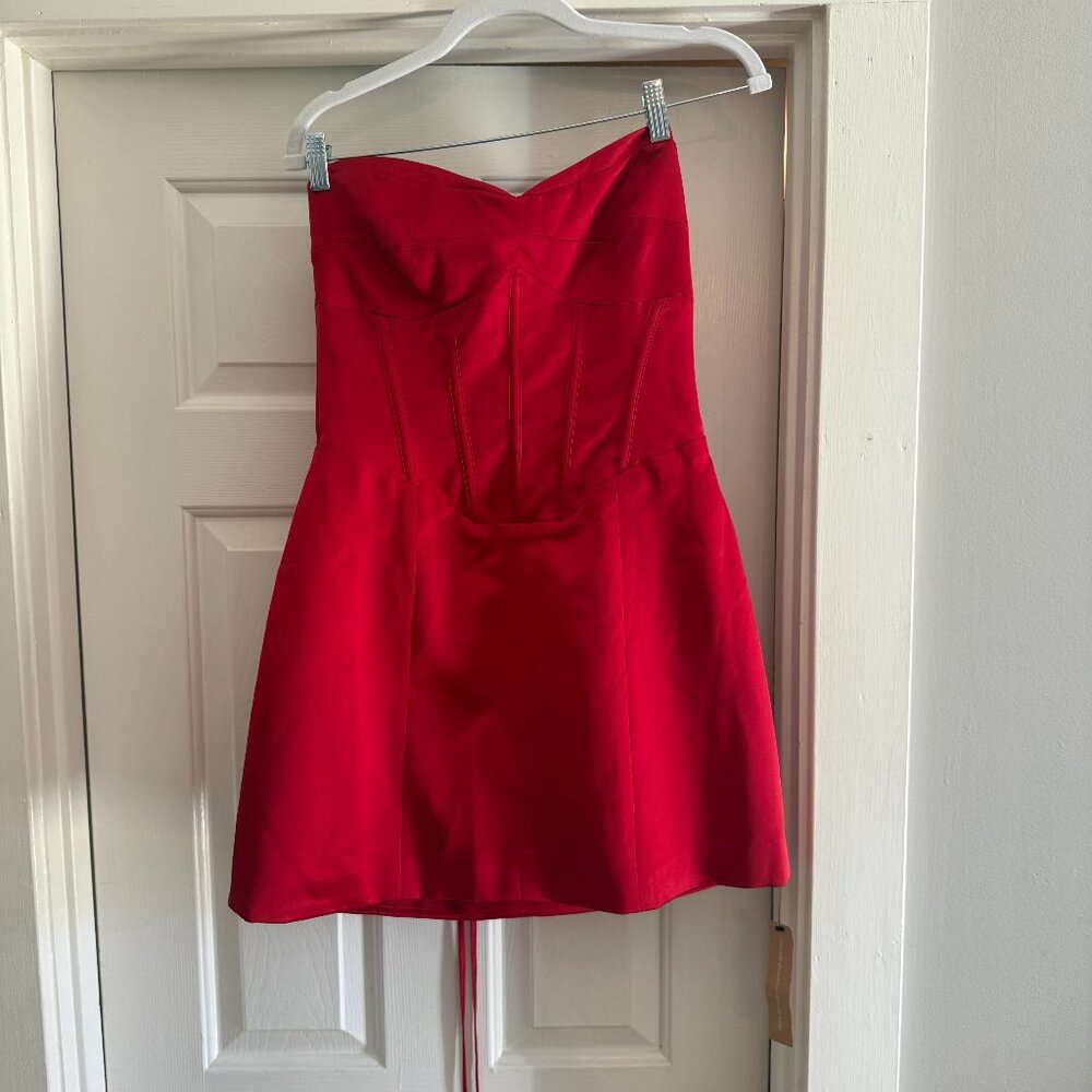 Reformation Red Mini Dress